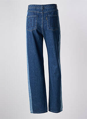 Jeans coupe droite taille haute taille haute bleu ROTATE femme