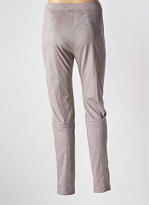 Legging taille haute taille haute gris MAX MARA femme