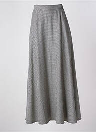 Jupe longue fermeture zippée au dos gris BRAND UNIQUE femme