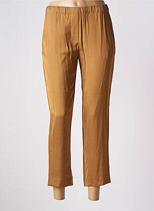 Pantalon 7/8 taille haute taille haute marron SAMSOE & SAMSOE femme
