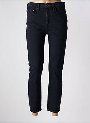 Jeans coupe slim noir RE / DONE pour femme