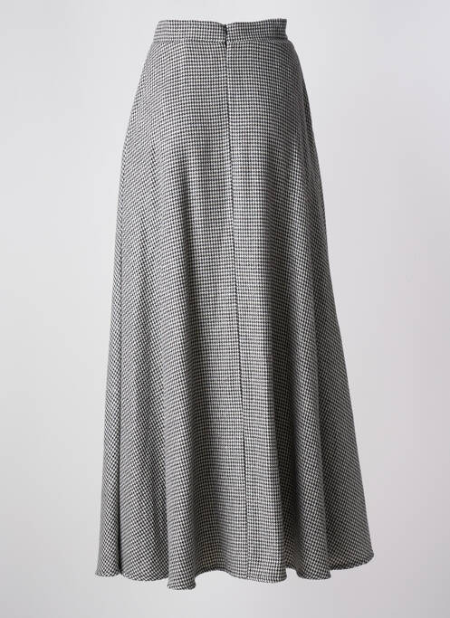 Jupe longue fermeture zippée au dos gris BRAND UNIQUE femme