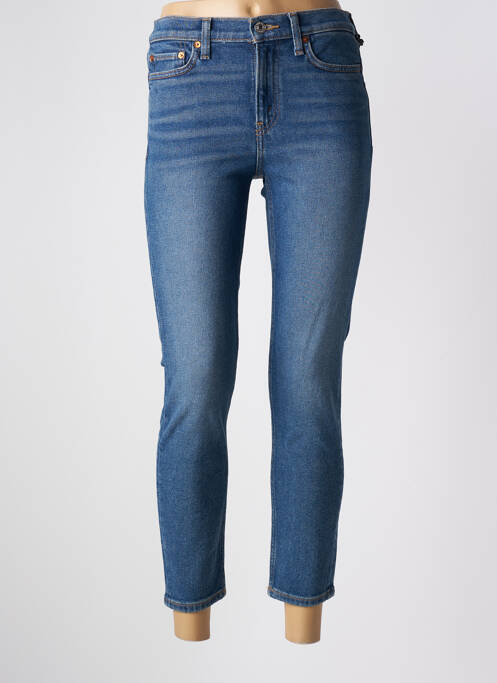 Jeans coupe slim bleu RE / DONE pour femme