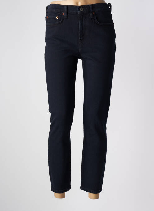 Jeans coupe slim noir RE / DONE pour femme