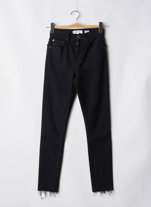 Jeans coupe slim noir RE / DONE pour femme