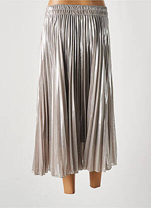 Jupe mi-longue coupe évasée gris SHIRTAPORTER femme