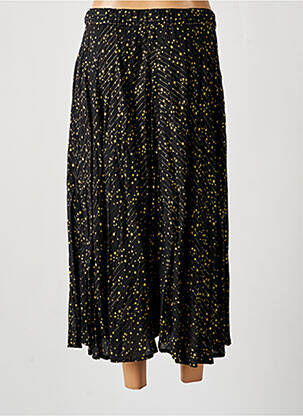 Jupe mi-longue coupe évasée noir SHIRTAPORTER femme
