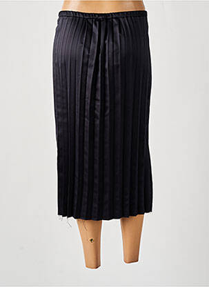 Jupe mi-longue coupe droite noir RAGDOLL femme