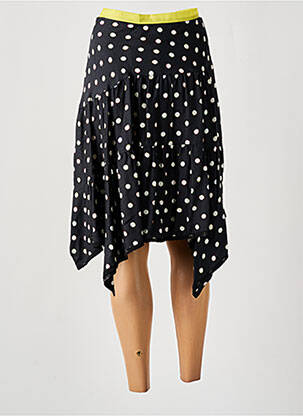 Jupe courte coupe évasée noir KOCHÉ femme