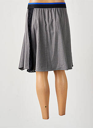Jupe courte coupe évasée gris KOCHÉ femme