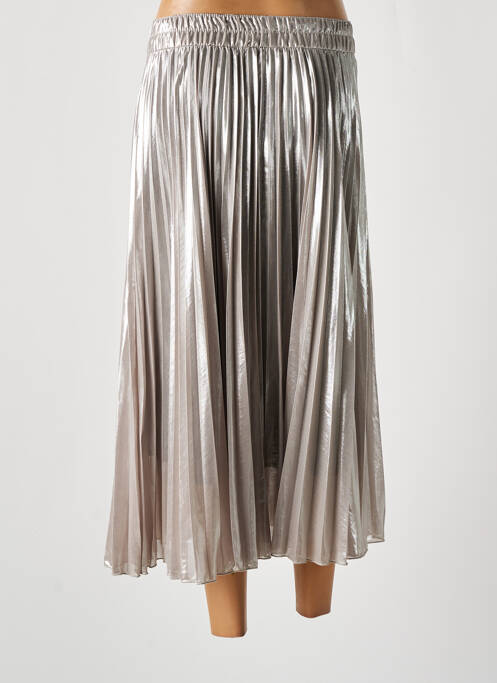 Jupe mi-longue gris SHIRTAPORTER pour femme