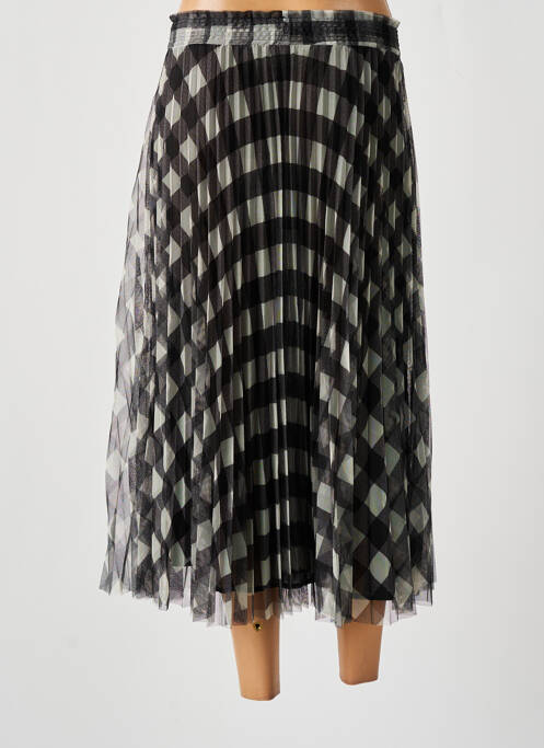 Jupe mi-longue noir SHIRTAPORTER pour femme