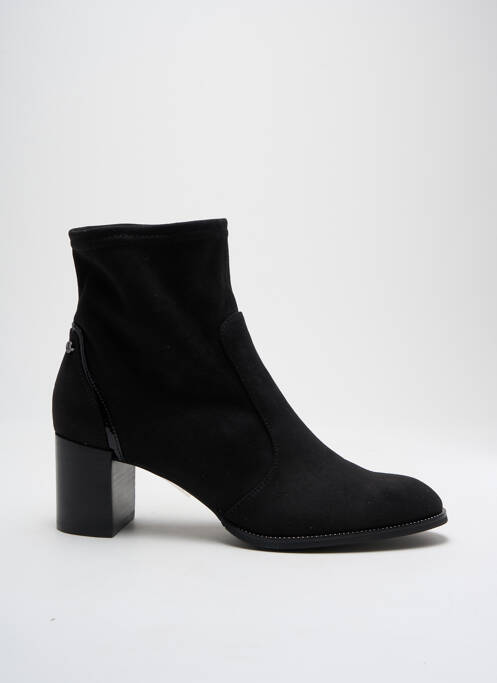 Bottines/Boots noir FUGITIVE BY FRANCESCO ROSSI pour femme