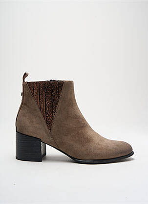 Bottines/Boots marron FUGITIVE BY FRANCESCO ROSSI pour femme