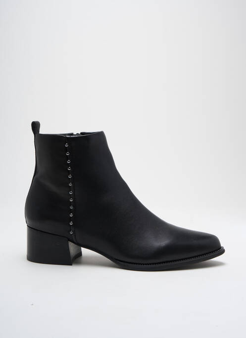 Bottines/Boots noir FUGITIVE BY FRANCESCO ROSSI pour femme