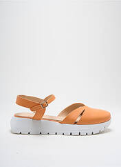 Sandales/Nu pieds orange WONDERS pour femme seconde vue