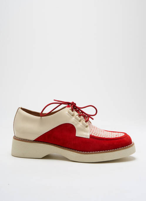 Derbies rouge FUGITIVE BY FRANCESCO ROSSI pour femme