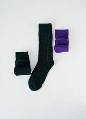 Chaussettes violet GANT pour homme seconde vue