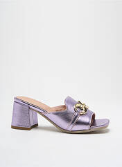 Mules/Sabots violet METAMORF'OSE pour femme seconde vue