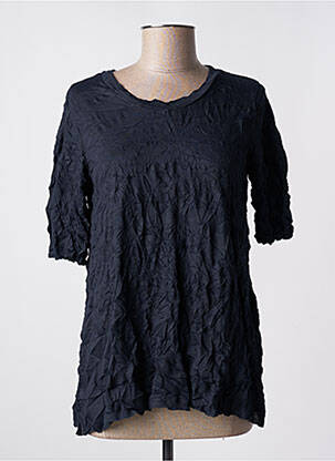 Top manches courtes manches courtes noir LUUKAA femme