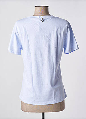 T-shirt coupe droite manches courtes bleu RELISH femme