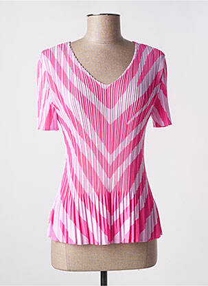 Top manches courtes manches courtes rose LEO & UGO femme