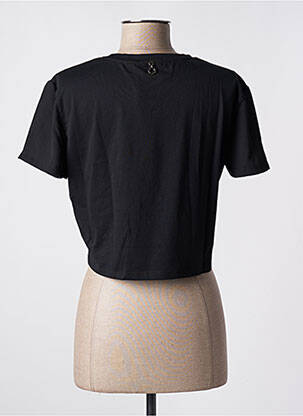 T-shirt coupe droite manches courtes noir RELISH femme