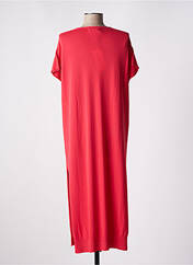 Robe pull rouge CARTA LIBERA pour femme seconde vue