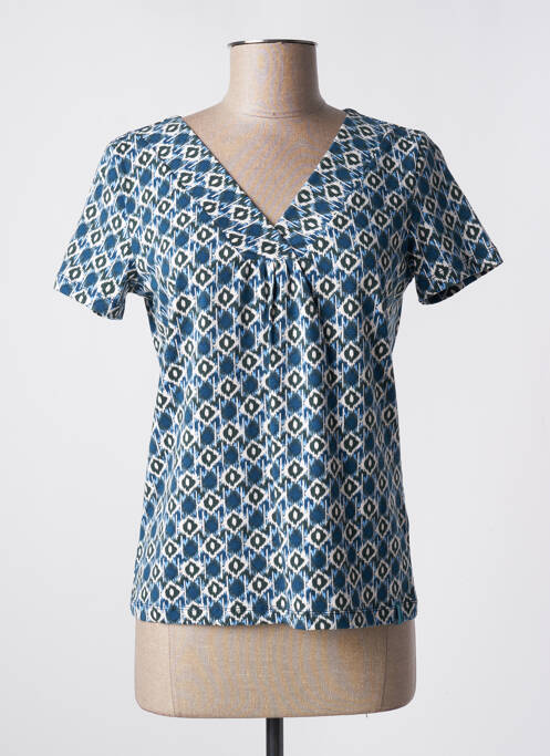 T-shirt bleu TRANQUILLO pour femme