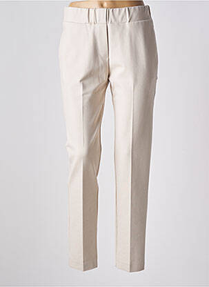 Pantalon slim taille élastique taille normale beige LAFTY LIE femme