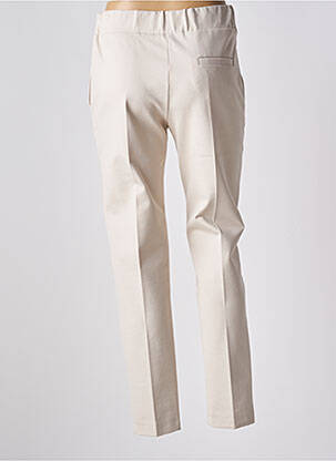 Pantalon slim taille élastique taille normale beige LAFTY LIE femme