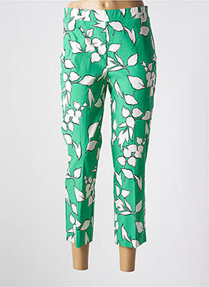 Pantalon 7/8 taille haute taille haute vert JOSEPH RIBKOFF femme