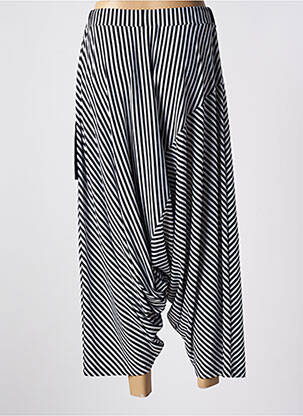 Sarouel stretch taille haute noir LUUKAA femme