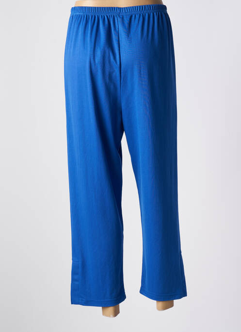 Pantalon 7/8 bleu FRANCK ANNA pour femme