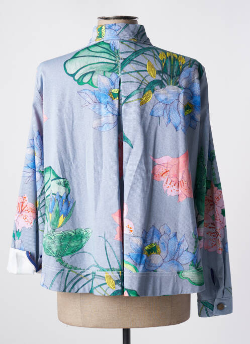 Veste casual bleu TRICOT CHIC pour femme