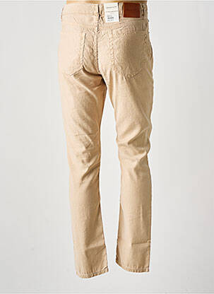 Pantalon slim fermeture zippée sous rabat boutonné beige GANT homme
