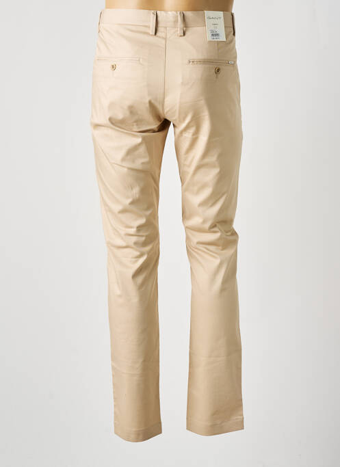 Pantalon chino beige GANT pour homme