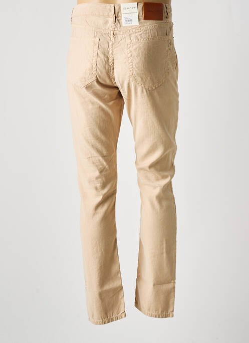Pantalon slim beige GANT pour homme