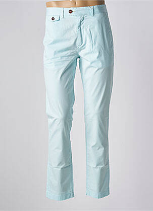Pantalon chino poches taille normale bleu VICOMTEA homme
