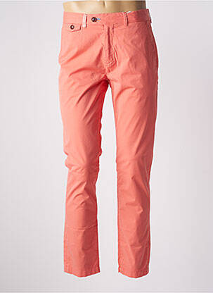 Pantalon chino poches taille normale orange VICOMTEA homme
