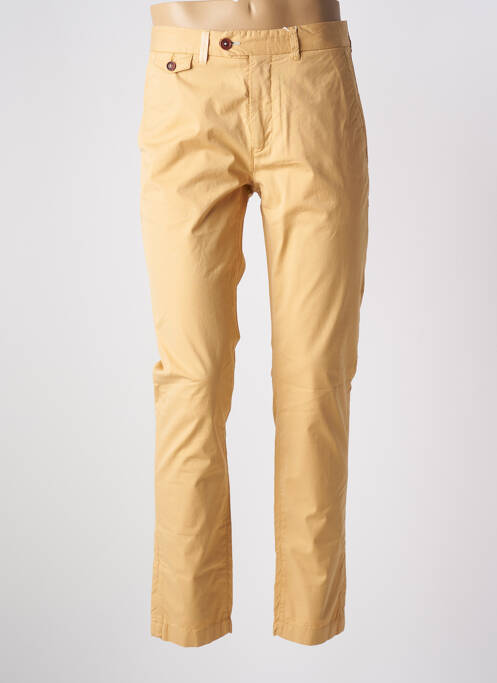 Pantalon chino jaune VICOMTEA pour homme