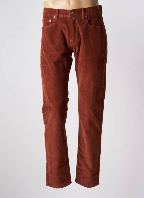 Pantalon droit marron PIERRE CARDIN pour homme