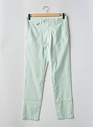 Pantalon chino poches taille normale vert VICOMTEA homme