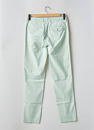 Pantalon chino poches taille normale vert VICOMTEA homme