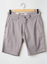 Bermuda coupe droite taille normale gris PIERRE CARDIN homme