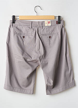 Bermuda coupe droite taille normale gris PIERRE CARDIN homme