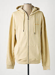 Veste casual resserrée sur le bas beige HERO SEVEN homme