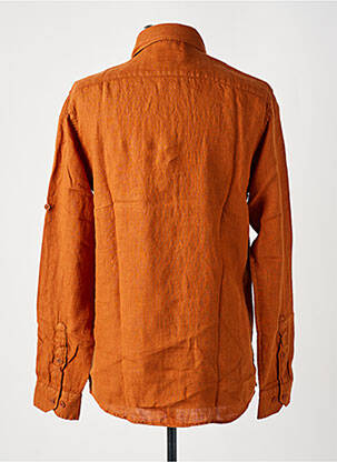 Chemise manches longues poches marron HERO SEVEN homme