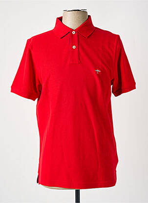 Polo stretch manches courtes rouge FYNCH-HATTON homme