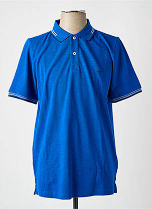 Polo stretch manches courtes bleu FYNCH-HATTON homme